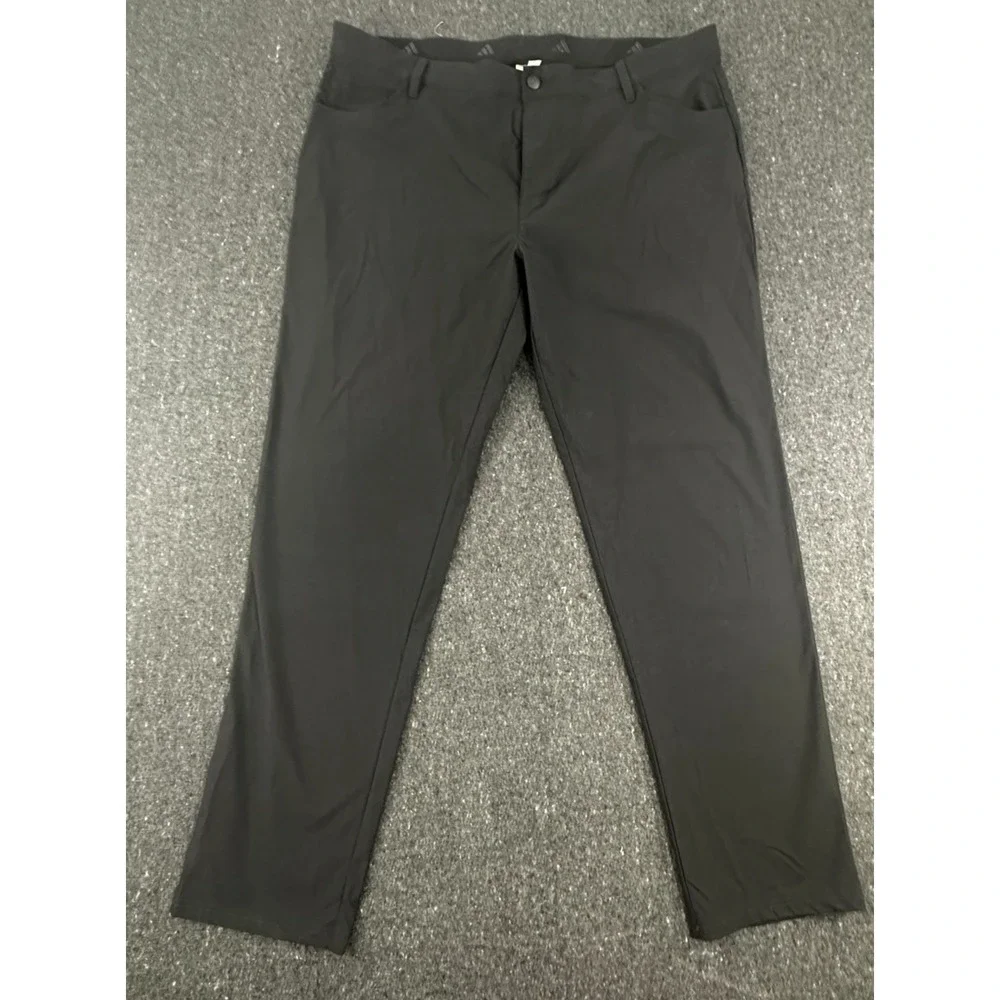 Adidas Golf Pants Mens 40x34 Black Performance Straight Leg IW0199 Solid